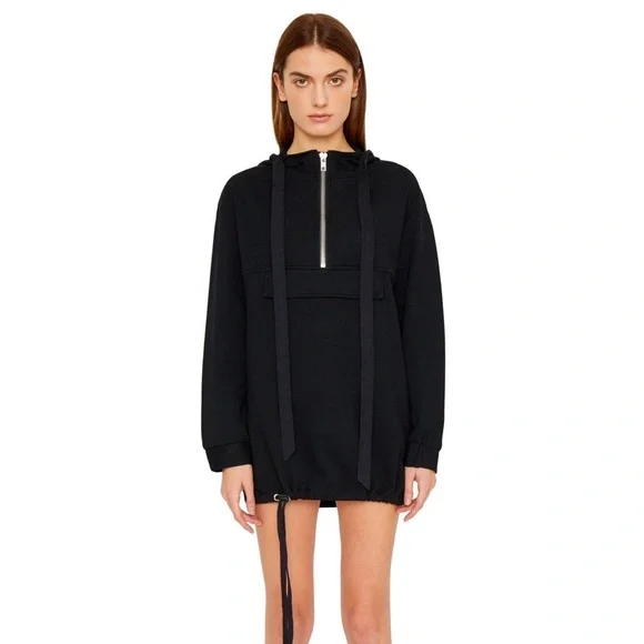 Danielle Guizio | Dresses | Danielle Guizio Windbreaker Pullover Hoodie  Dress